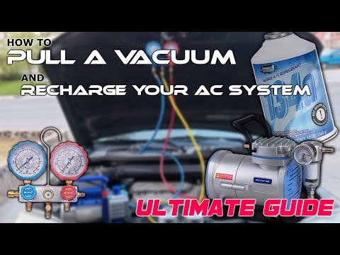 How to Pull a Vacuum and Recharge Your AC System - ULTIMATE GUIDE - HVAC