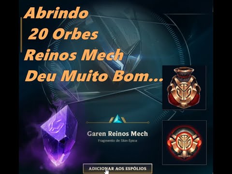 ABRINDO  AS NOVAS ORBES REINOS MECH – DEU MUITO BOM + 22 orbes