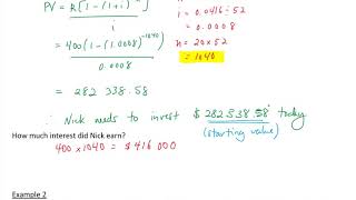 Unit 7 Lesson 2 The Present Value of an Annuity