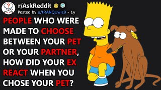 People Who Picked Your Pet Over Your Partner, How Did Your Ex React? (r/AskReddit)