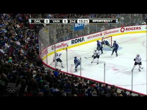 Vancouver Canucks vs Dallas Stars Highlights 3/6/12