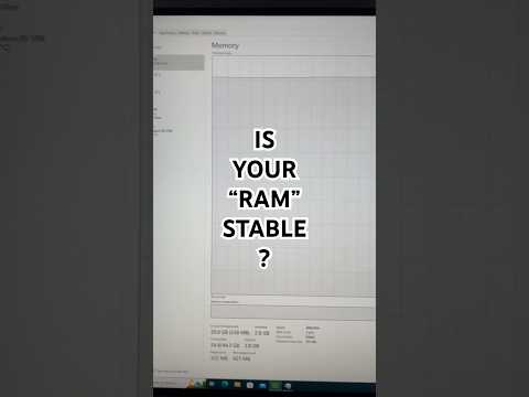 Easiest way to check your PC’s RAM stability #shorts #pc #ram #oc #xmp #overclock #stresstest