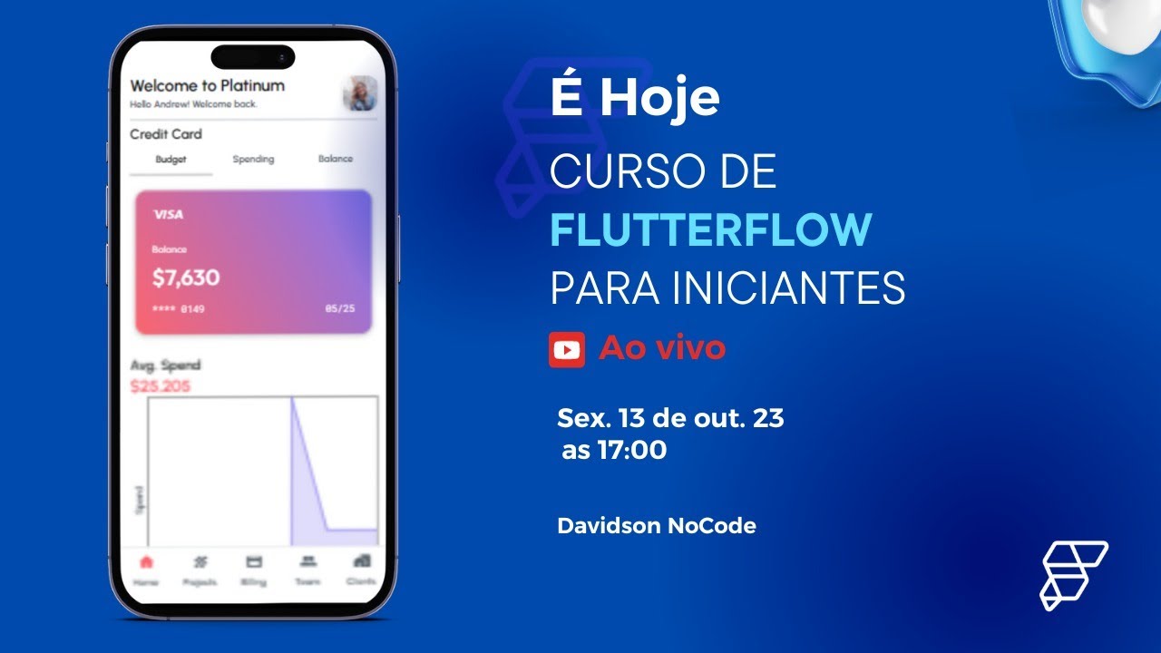 Live 055 - Curso de FlutterFlow para Iniciantes