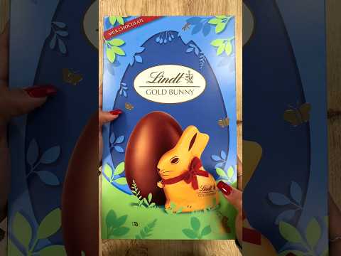 Lindt Easter Gold Bunny & Egg Unboxing Filling  Chocolate ASMR #asmr #lindt #easter #easterbunny