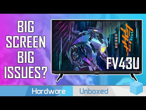 External Review Video ebExpyLmjZg for Gigabyte AORUS FV43U 43" 4K Gaming Monitor (2021)