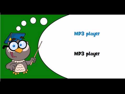 Discover Romanian language #Theme = Audio visual equipment