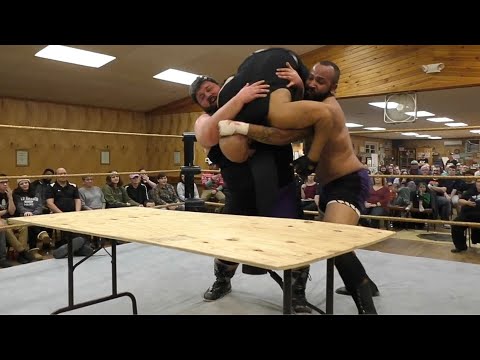 Tables Tag Team Match: Eric Johnson & Brandino Davis vs. Owen Brody & BA Tatum (Let's Wrestle)