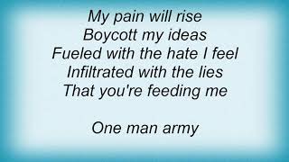 Sepultura - One Man Army Lyrics