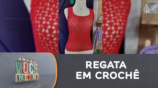 Essa linda Regata de Crochê é para arrasar no verão