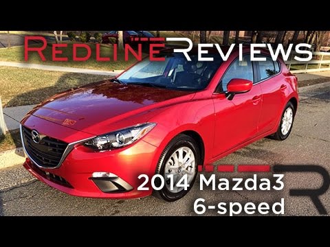 2014 Mazda3 6-speed Review, Walkaround, Exhaust, & Test Drive