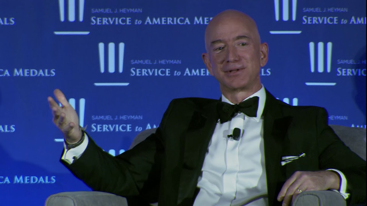 Jeff Bezos and Michael Lewis Fireside Chat - Sammies 2018