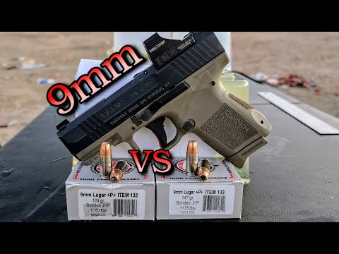 Underwood JHP 9mm 124gr+p+ Gel Test