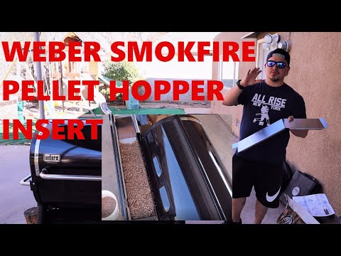 Weber Smokefire Pellet Hopper Insert Install.......... The fix we needed!!!