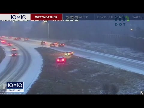 Slush creates slippery Wednesday morning for Twin Cities | FOX 9 KMSP