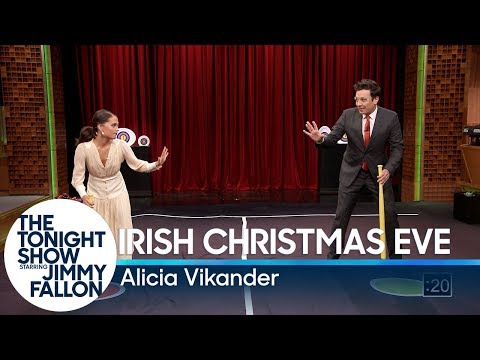 Alicia Vikander Teaches Jimmy a New Swedish Game