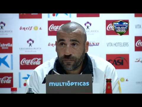 Raúl Agné tras Almería B 3 - Cádiz 0 (16-03-14)