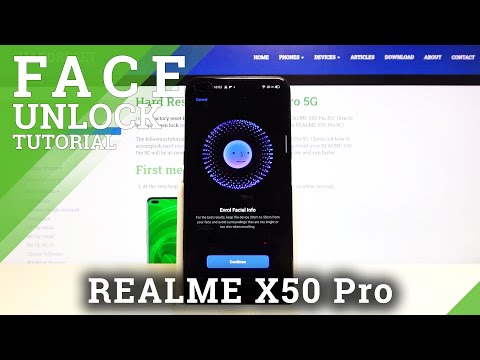 How to Set Up Face Unlock in Realme X50 Pro – Face Recognition Option