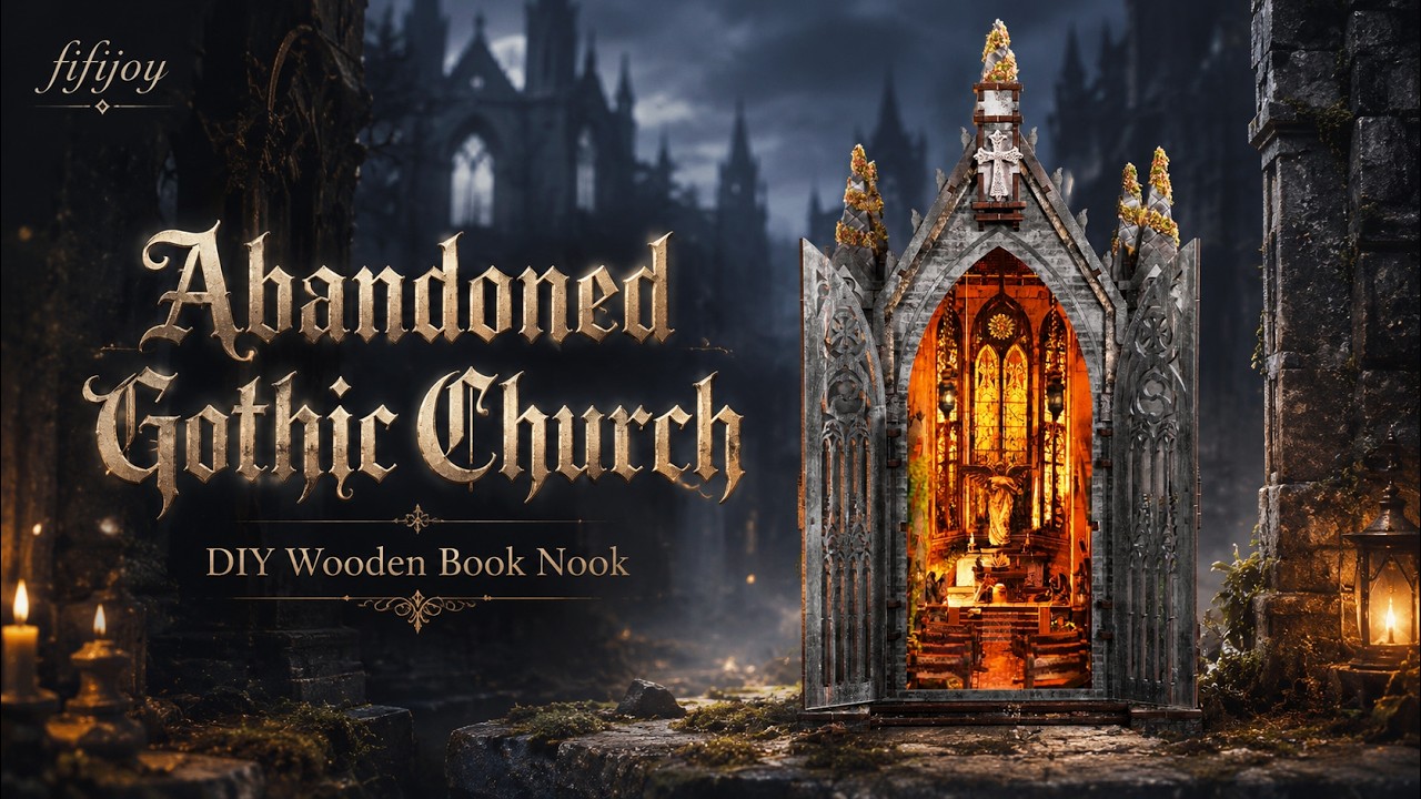 I Built a Forgotten Gothic Church… and It Feels Like a Love Story Left in Ruins 🕯️