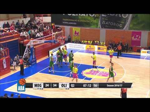 ABA Liga 2016/17 highlights, Round 1: Mega Leks - Union Olimpija (29.9.2016)