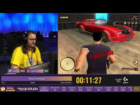 Total Overdose [Any%] by zoton2 - #ESASummer25