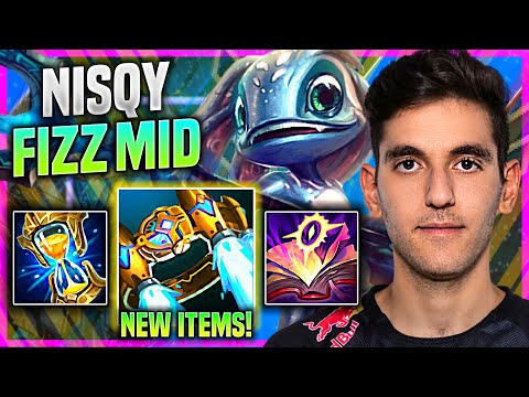 NISQY PICKS FIZZ WITH NEW ITEM HEXTECH ROCKETBELT! - Nisqy Plays Fizz MID vs LeBlanc! | Preseason 11