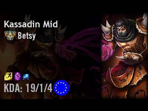 Kassadin Mid vs Vladimir - Betsy - EUW Challenger Patch 6.14