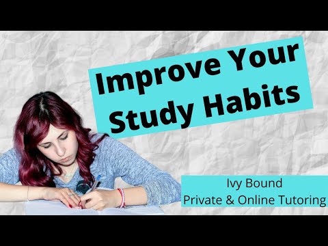 Cómo mejorar los hábitos de estudio Ivy Bound