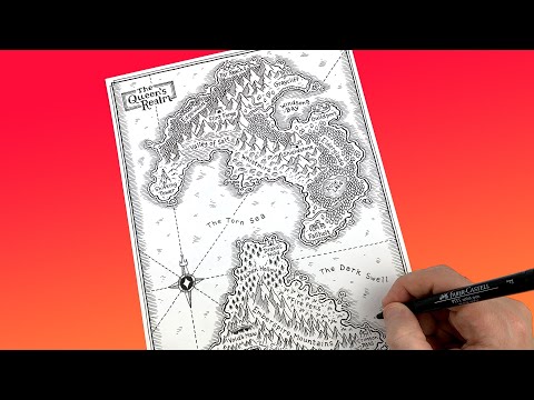 How to Draw a Fantasy World Map!!!