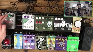 Video thumbnail for Fuzzrocious Pedals - Playing Mantis - drive boost distortion synth oscillator - GUITAR by Fuzzrocious Pedals