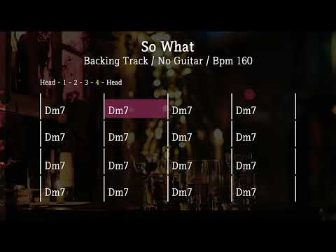 So What / Backing Track / Bpm 160