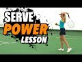 Serve POWER lesson: ADD 5-10mph to your serve!