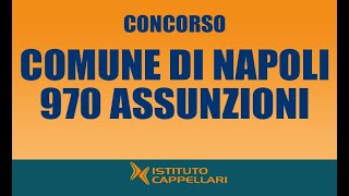 Concorso 970 Comune di Napoli