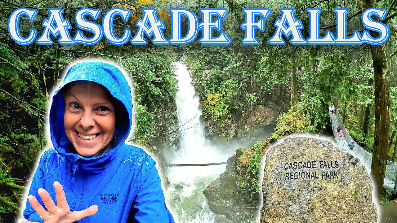 Viewing Cascade Falls After Massive Rain Storm Exploring in Mission BC