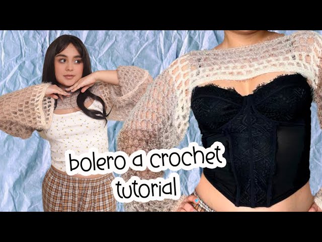Vídeo relacionado con Gloop - Bolero elegante y hermoso de mujer de manga larga con nudo, M