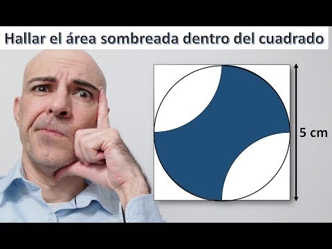 EJERCICIOS DE ÁREAS SOMBREADAS EN UN CUADRADO