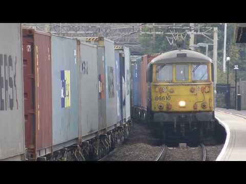 Class 86 Action x 9 @ Watford Jn, 02-10-13