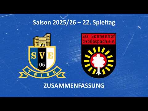 SVE-TV: Eintracht Trier vs. Sonnenhof Großaspach - Highlights (22. Spieltag Saison 25/26)