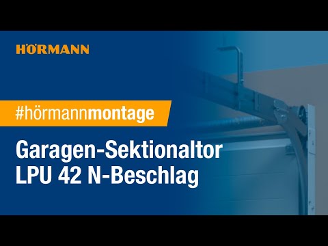 Montage Garagen-Sektionaltor LPU 42 -  N-Beschlag | Hörmann