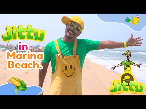 Explore Marina Beach with JITTU | Kids Learning | Tamil Edutainment | Beach | Sand Castle | Horse