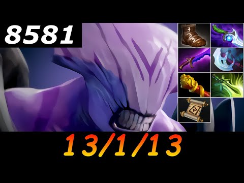 Dota 2 Faceless Void 8581 MMR 13/1/13 (Kills/Deaths/Assists) Ranked Full Gameplay