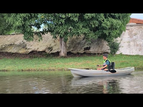 Brincando com a criançada no Piscinão de Tuntum/MA