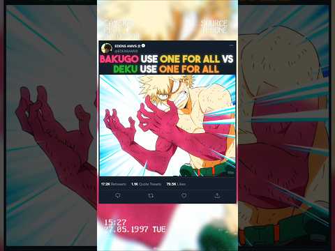 BAKUGO UTILISE ONE FOR ALL VS DEKU | #myheroacademia #edit #amv #mha #anime #mangaedit