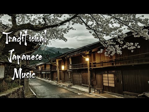 Traditional Japanese Music with Rain Sounds - Japanese Flute Music For Soothing, Healing, Studying