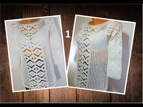 Crosetam bluza dantelata Irina - PARTEA I / TUTORIAL PAS CU PAS
