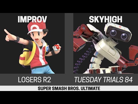 Tuesday Trials 84 SSBU Losers R2 - Improv (Pokemon Trainer) vs SkyHigh (R.O.B.)