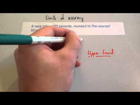 Lower and Upper Bounds - Corbettmaths