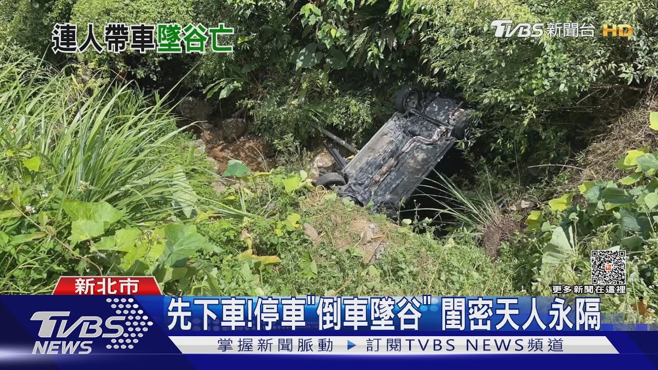 停車釀一死! 女駕駛倒車墜桃源谷送醫亡