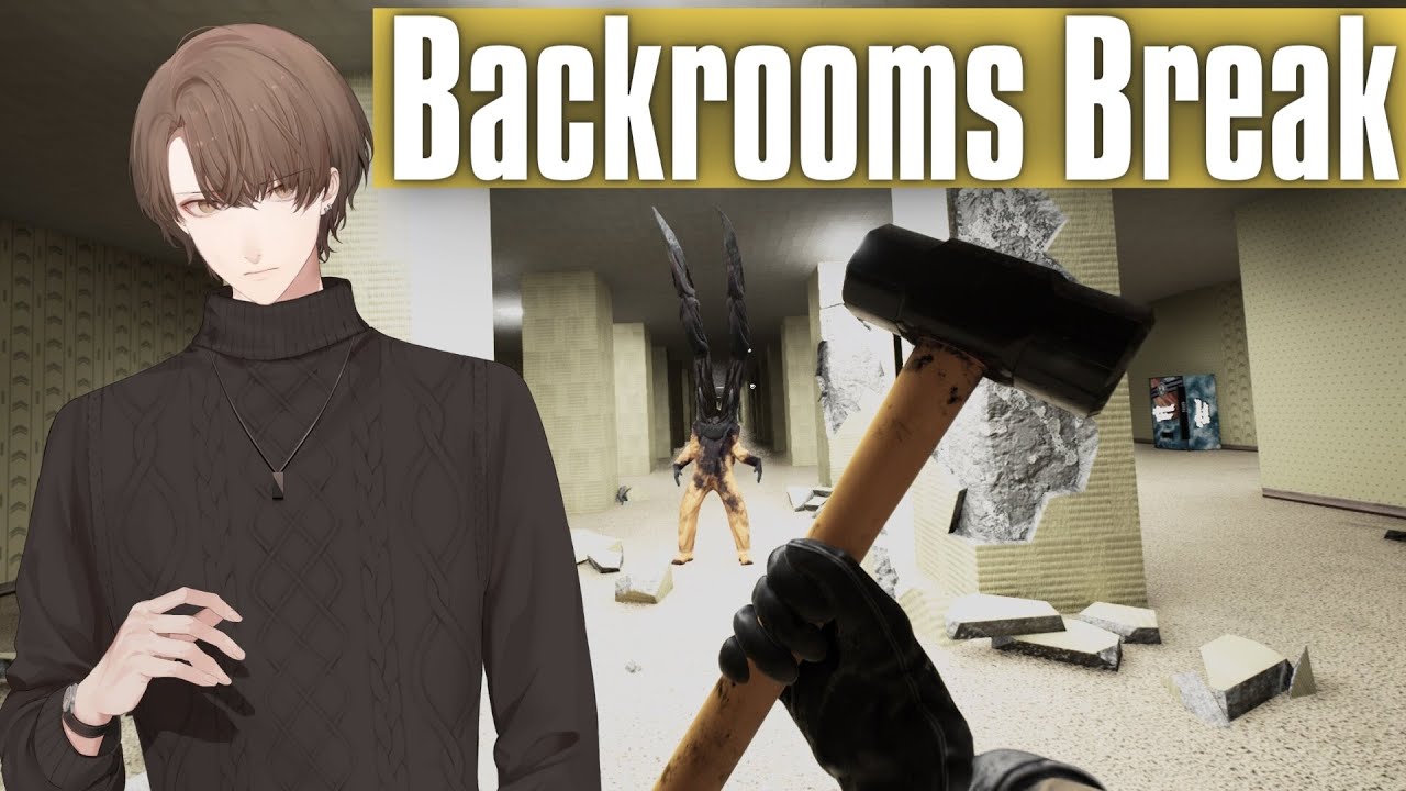 【Backrooms Break】めちゃくちゃ襲われたり追いかけられるし、私は抵抗する。【にじさんじ/加賀美ハヤト】