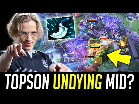 This is why they NAMED this hero as "UNDYING" - TOPSON Mid Experiment DOTA 2