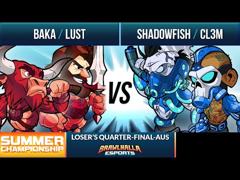 Baka & Lust vs Shadowfish & Cl3m - Loser's Quarter-Final - Summer Championship 2020 - 2v2 AUS